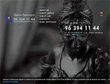 Tablet Screenshot of abogadofamiliavalencia.org